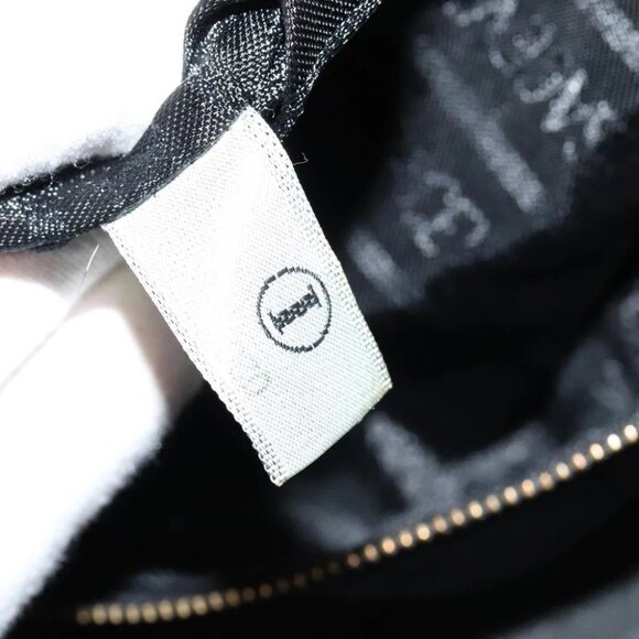 VERSACE Sunface Boston Bag Leather 2way Black Gold Auth ki5390V - Picture 2 of 16